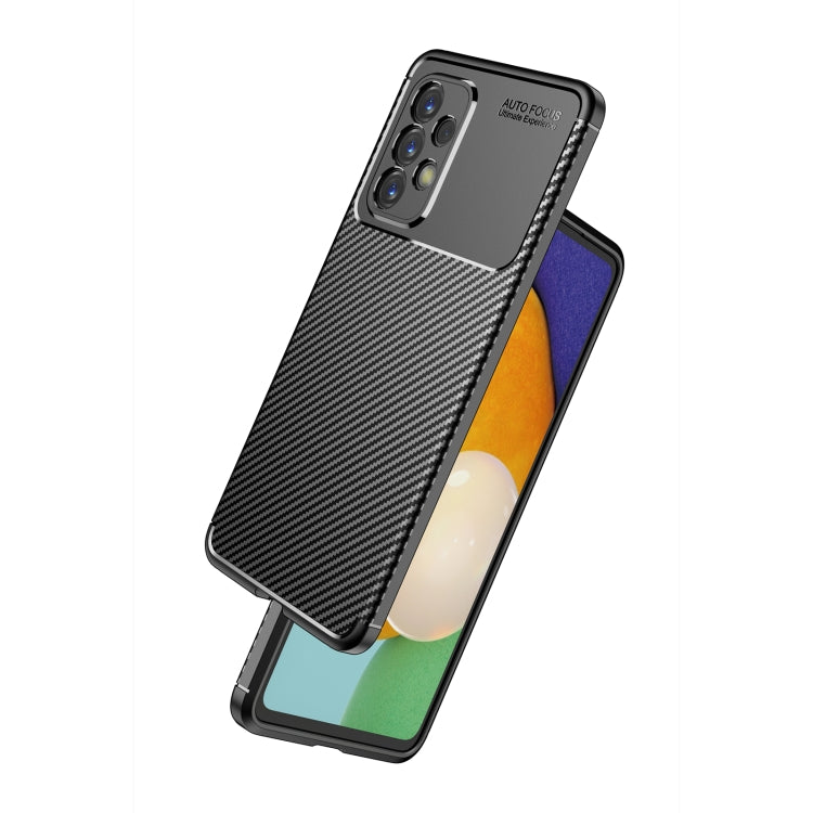 For Samsung Galaxy A33 5G Carbon Fiber Texture Shockproof TPU Phone Case