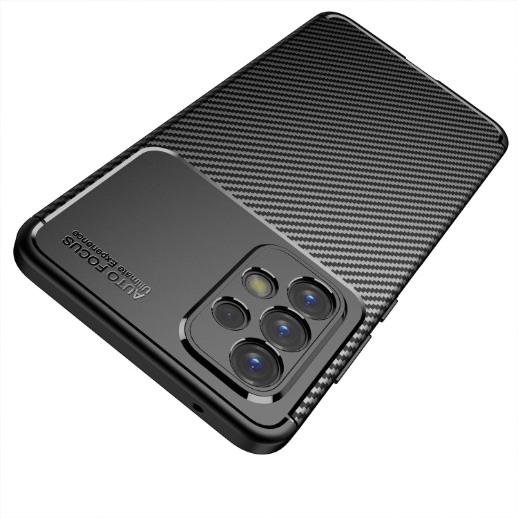 For Samsung Galaxy A33 5G Carbon Fiber Texture Shockproof TPU Phone Case