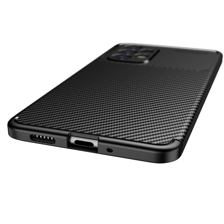 For Samsung Galaxy A33 5G Carbon Fiber Texture Shockproof TPU Phone Case