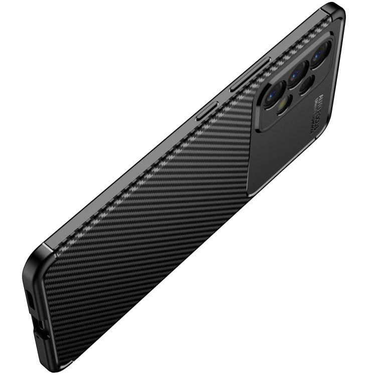 For Samsung Galaxy A53 5G Carbon Fiber Texture Shockproof TPU Phone Case