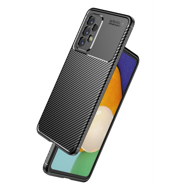 For Samsung Galaxy A53 5G Carbon Fiber Texture Shockproof TPU Phone Case