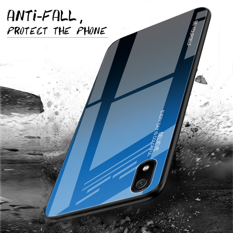 For Xiaomi Redmi 7A Gradient Color Glass Case