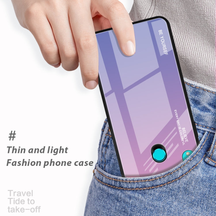 For Huawei P Smart Z Gradient Color Glass Case