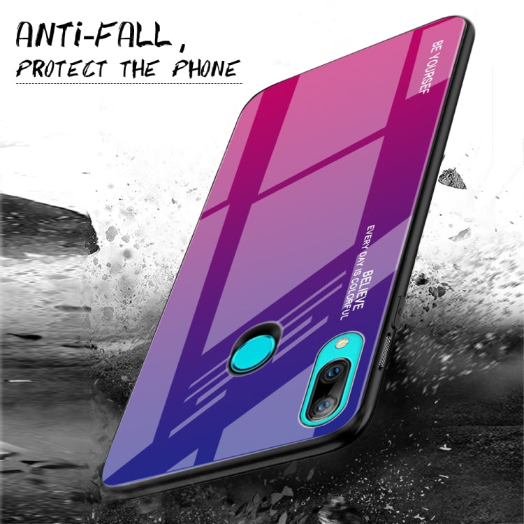 For Huawei P Smart Z Gradient Color Glass Case