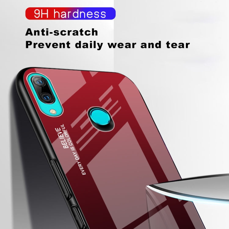 For Huawei P Smart Z Gradient Color Glass Case