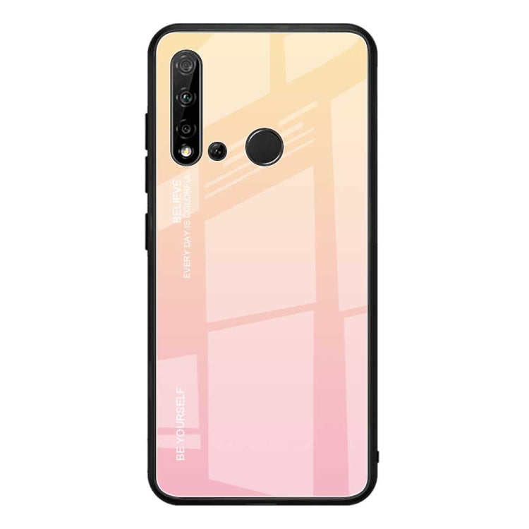 For Huawei Nova 5i / P20 Lite 2019 Gradient Color Glass Case