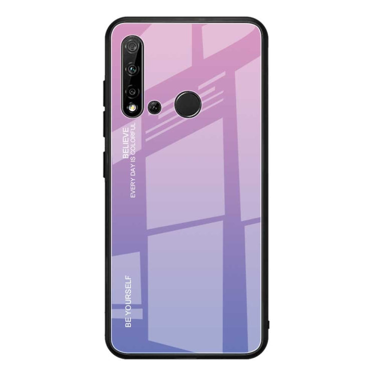 For Huawei Nova 5i / P20 Lite 2019 Gradient Color Glass Case