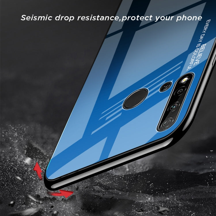 For Huawei Nova 5i / P20 Lite 2019 Gradient Color Glass Case