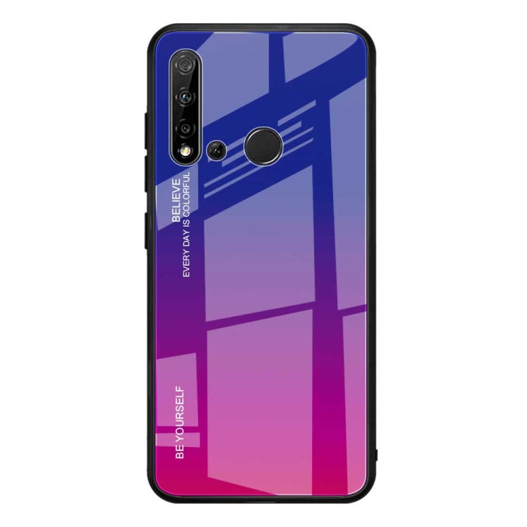 For Huawei Nova 5i / P20 Lite 2019 Gradient Color Glass Case