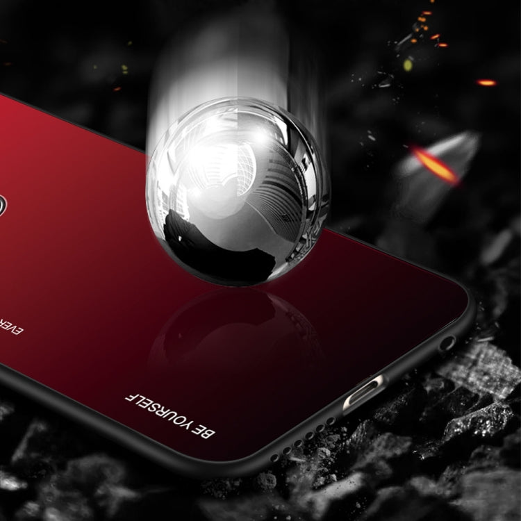For Huawei Nova 5i / P20 Lite 2019 Gradient Color Glass Case