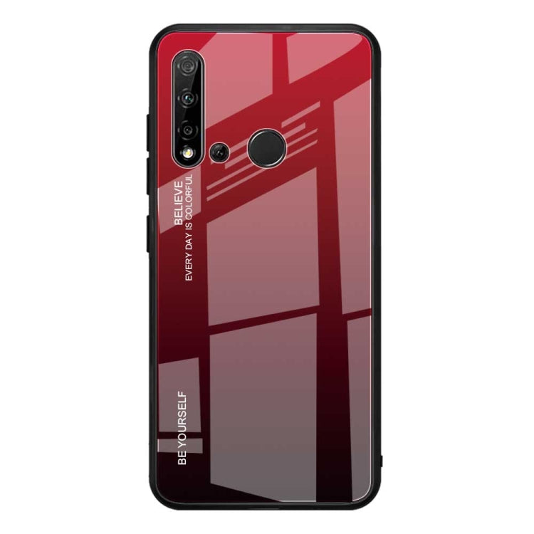 For Huawei Nova 5i / P20 Lite 2019 Gradient Color Glass Case
