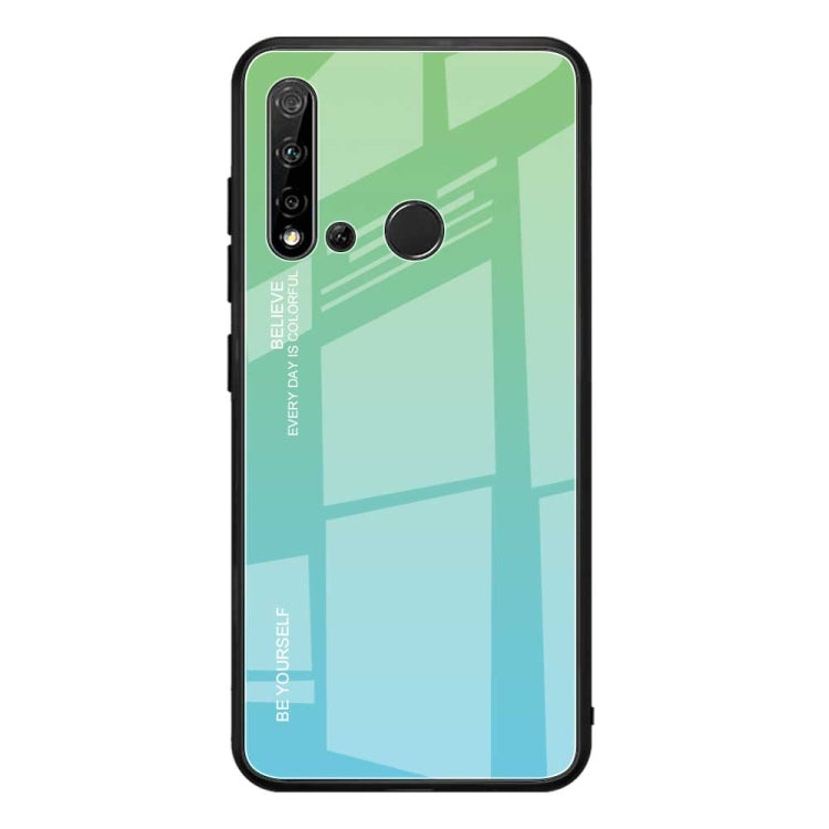 For Huawei Nova 5i / P20 Lite 2019 Gradient Color Glass Case
