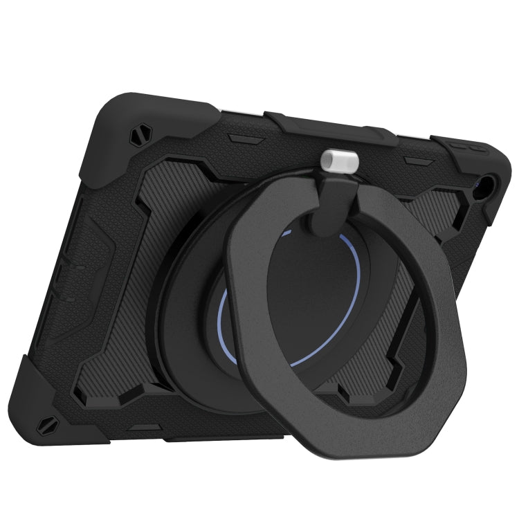For iPad 10.2 2021 Armor Contrast Color Silicone + PC Tablet Case