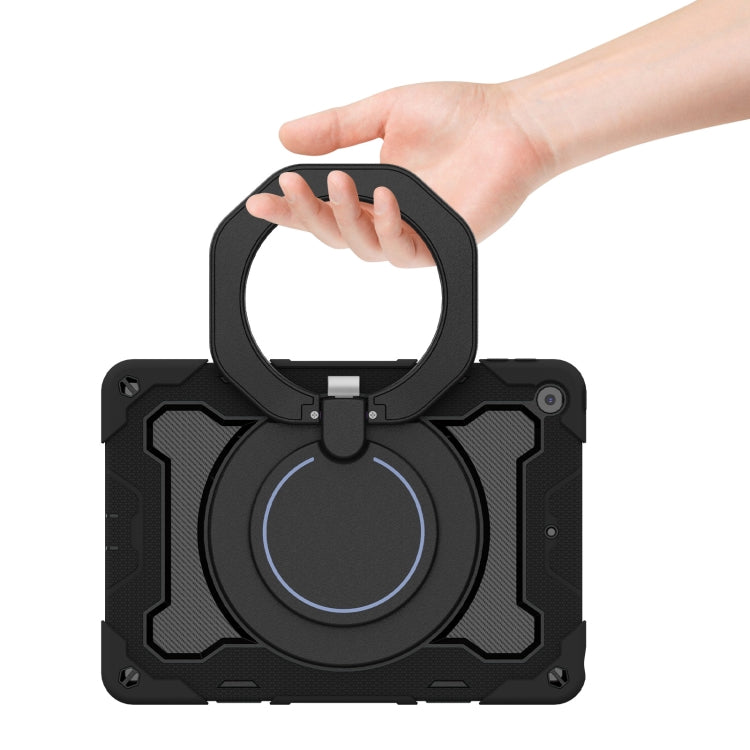 For iPad 10.2 2021 Armor Contrast Color Silicone + PC Tablet Case