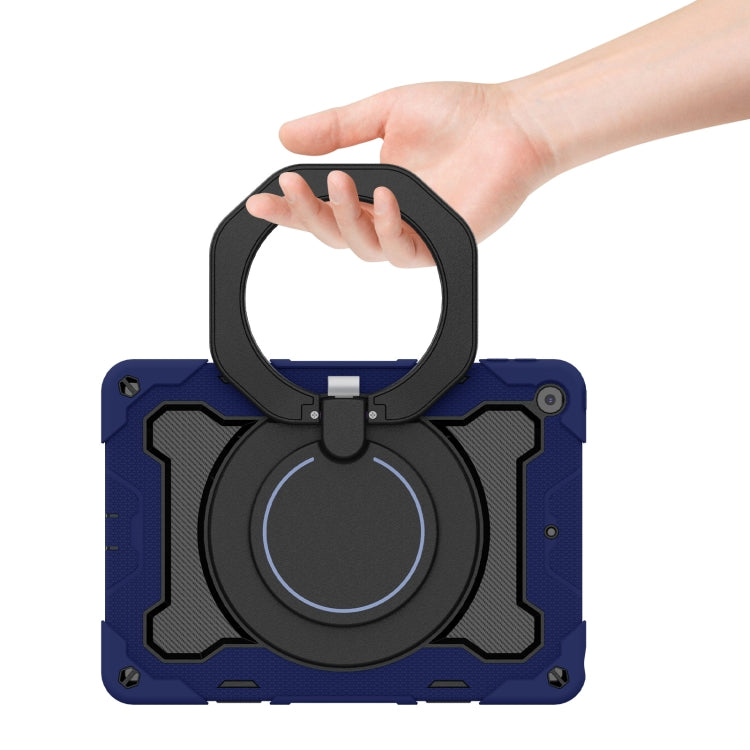 For iPad 10.2 2021 Armor Contrast Color Silicone + PC Tablet Case