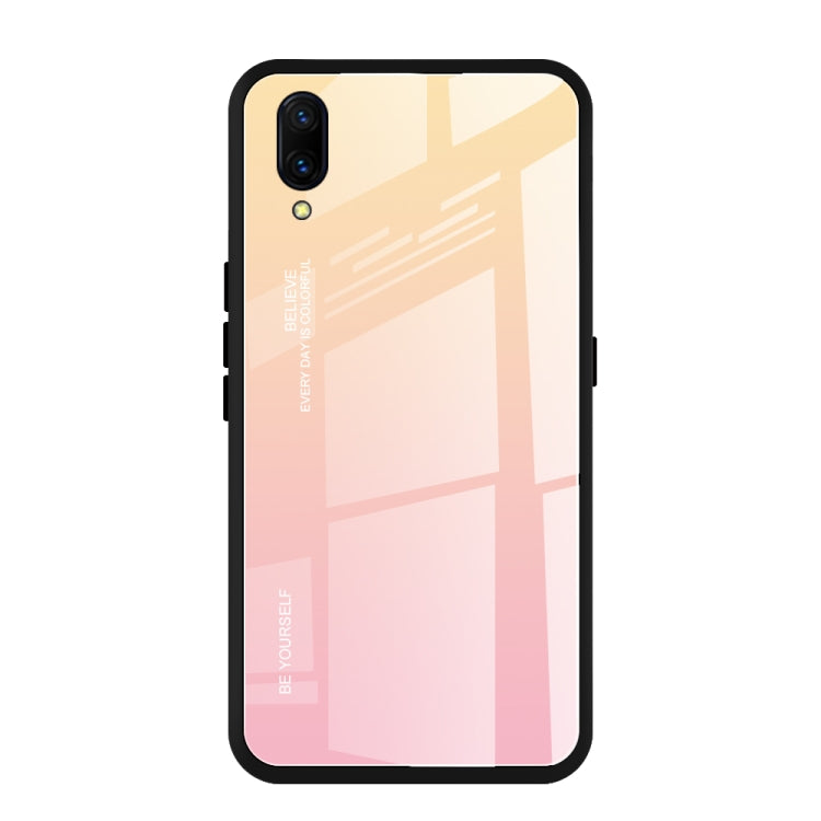 For Vivo X23 Gradient Color Glass Case