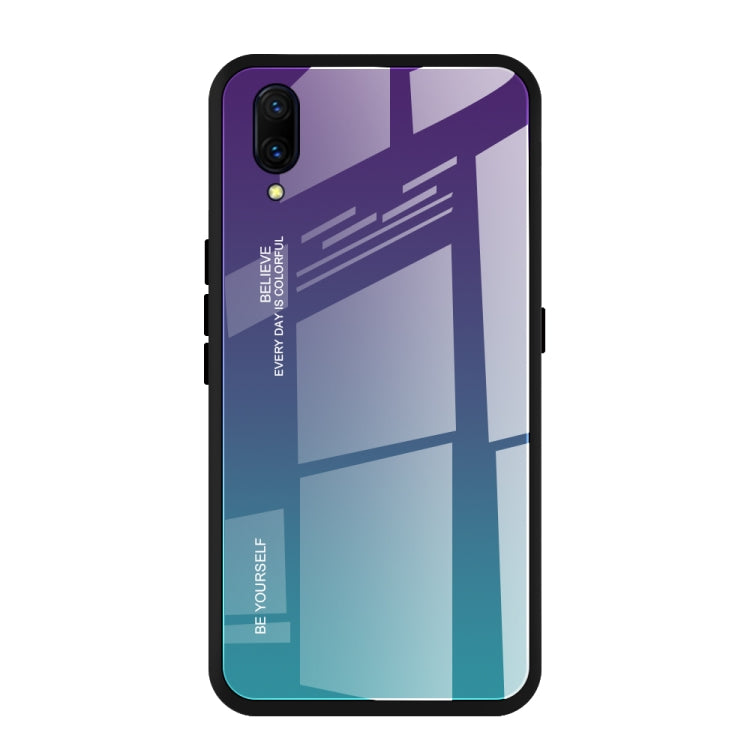 For Vivo X23 Gradient Color Glass Case