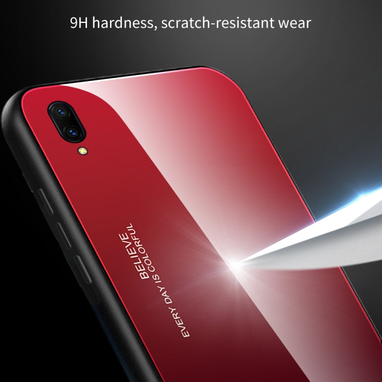 For Vivo X23 Gradient Color Glass Case