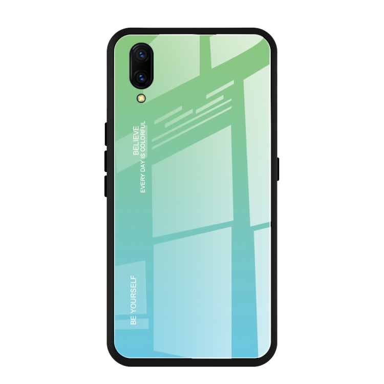 For Vivo X23 Gradient Color Glass Case