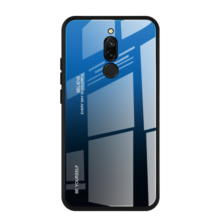 For Xiaomi Redmi 8 Gradient Color Glass Case