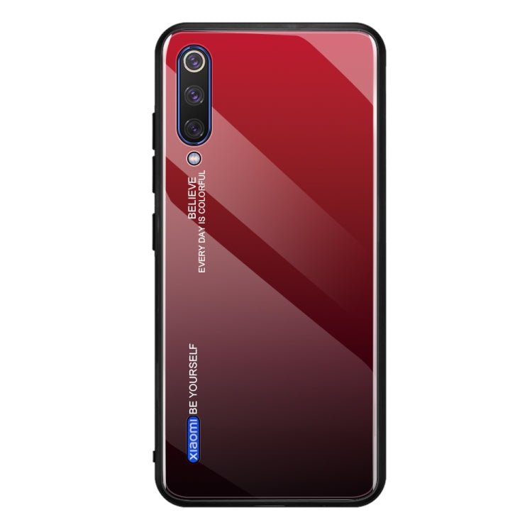 For Xiaomi Mi CC9e Gradient Color Glass Case