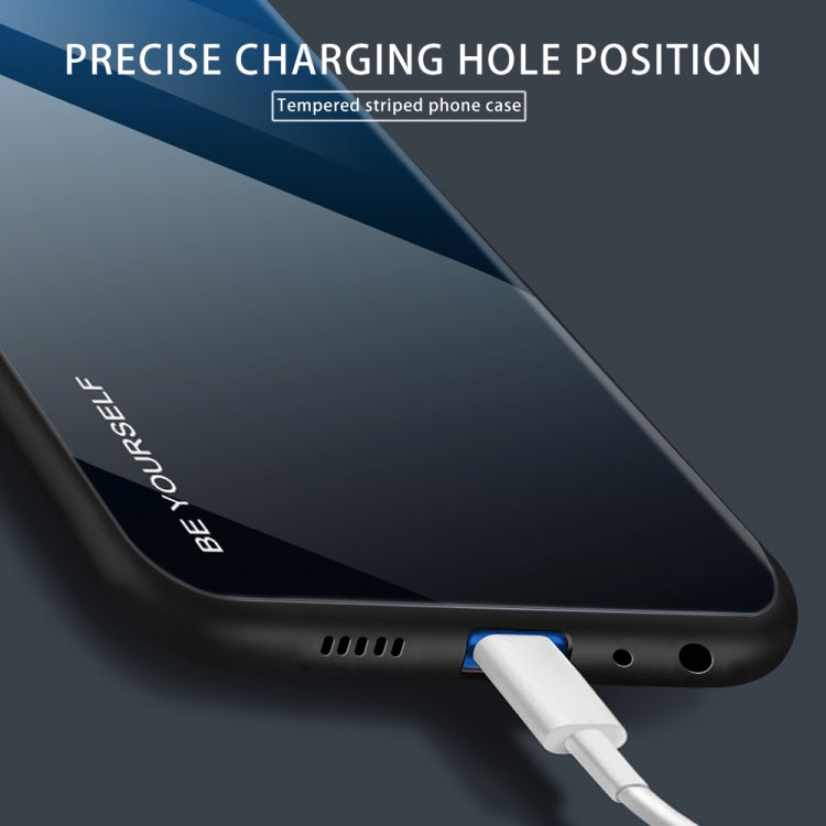 For Huawei Honor 9X Gradient Color Glass Case