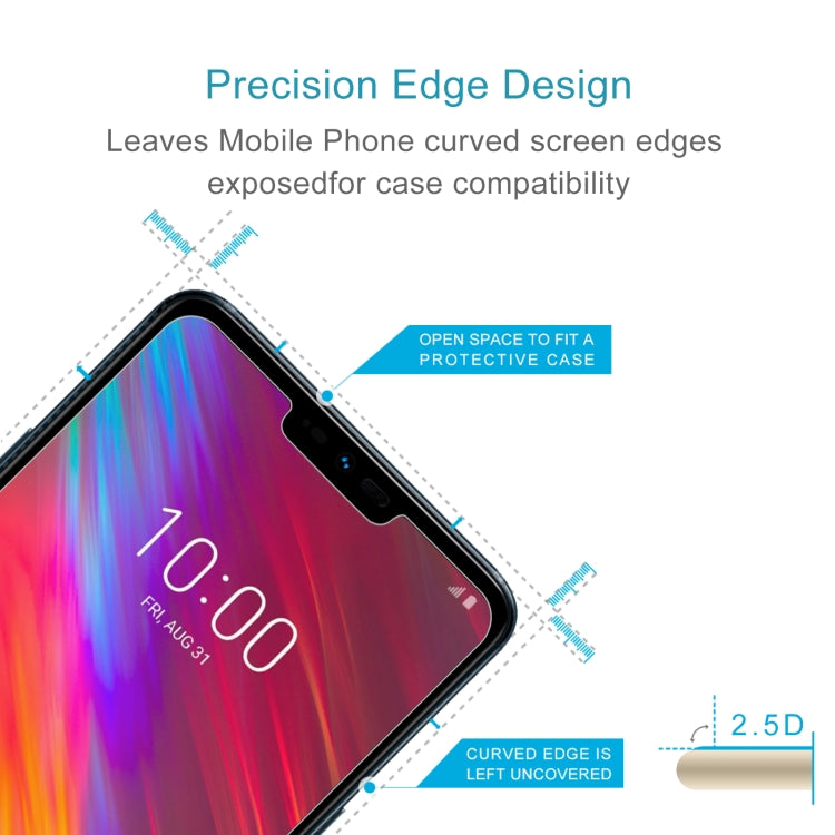 10 PCS 0.26mm 9H 2.5D Tempered Glass Film For LG G7 Fit