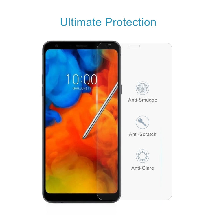 10 PCS 0.26mm 9H 2.5D Tempered Glass Film For LG Q Stylus