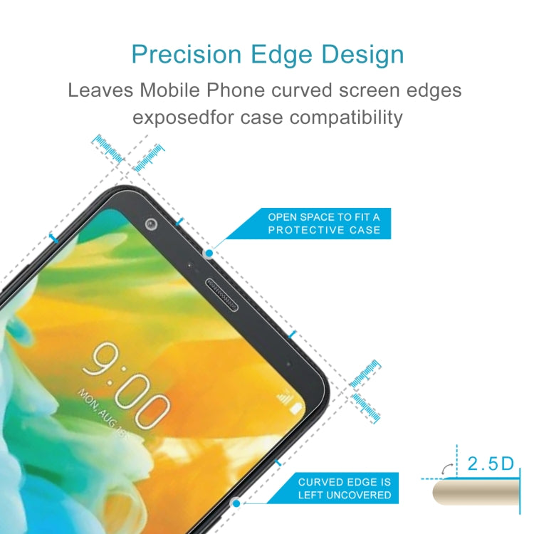 10 PCS 0.26mm 9H 2.5D Tempered Glass Film For LG Stylo 4