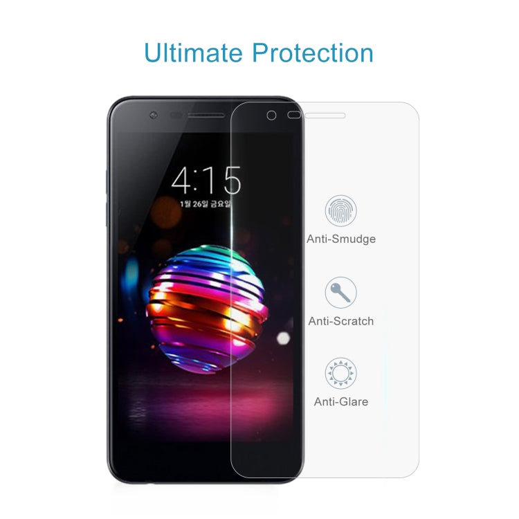 10 PCS 0.26mm 9H 2.5D Tempered Glass Film For LG X4+
