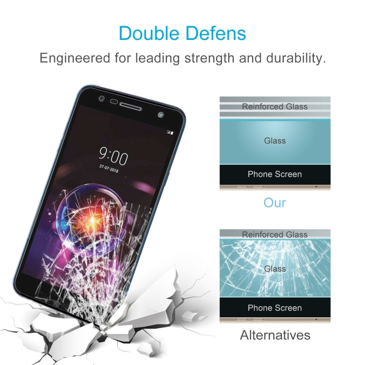10 PCS 0.26mm 9H 2.5D Tempered Glass Film For LG X5 2018
