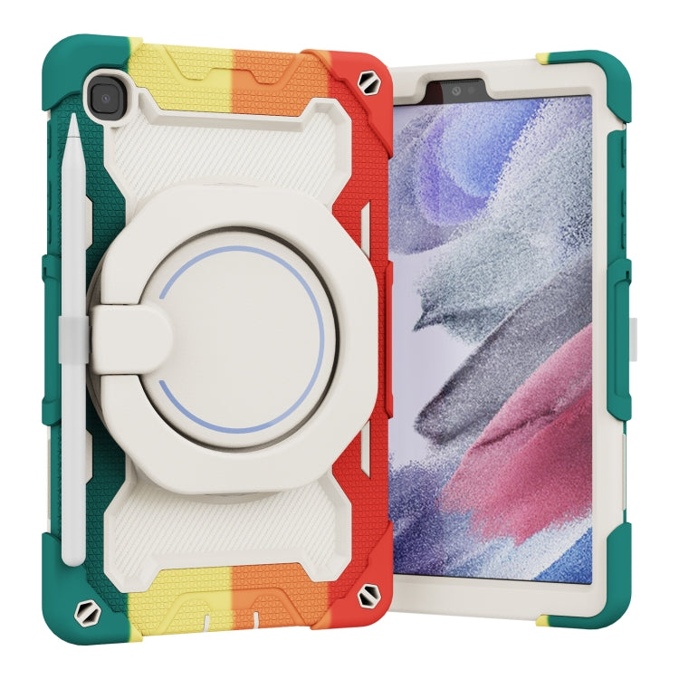 For Samsung Galaxy Tab A7 Lite Armor Contrast Color Silicone + PC Tablet Case
