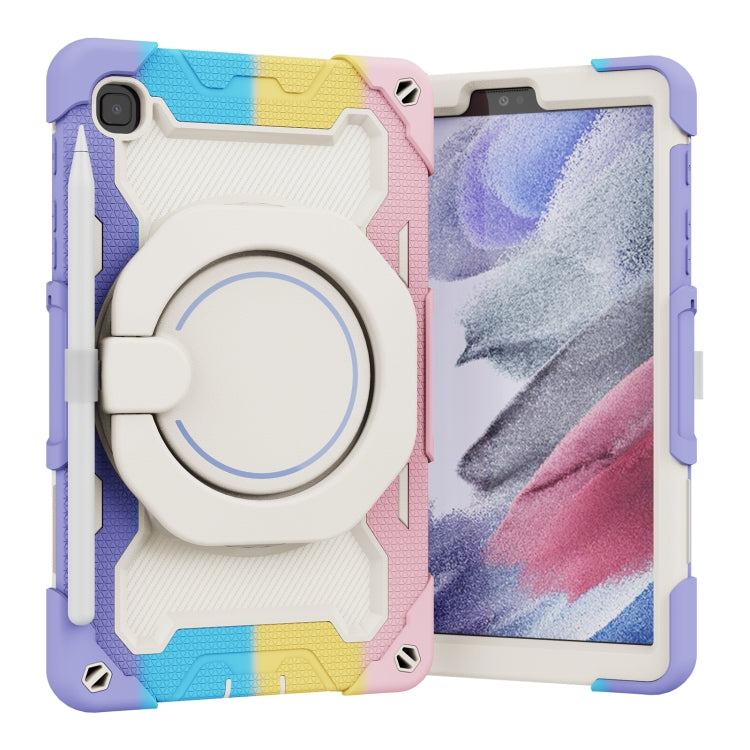 For Samsung Galaxy Tab A7 Lite Armor Contrast Color Silicone + PC Tablet Case