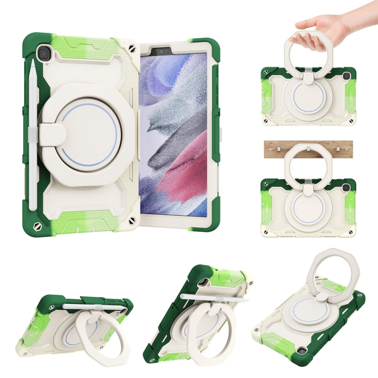 For Samsung Galaxy Tab A7 Lite Armor Contrast Color Silicone + PC Tablet Case