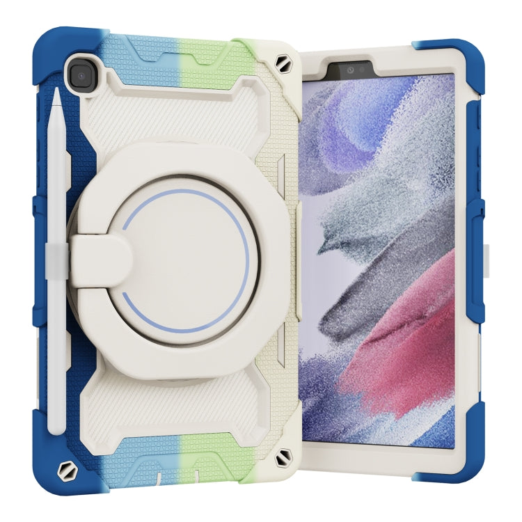 For Samsung Galaxy Tab A7 Lite Armor Contrast Color Silicone + PC Tablet Case