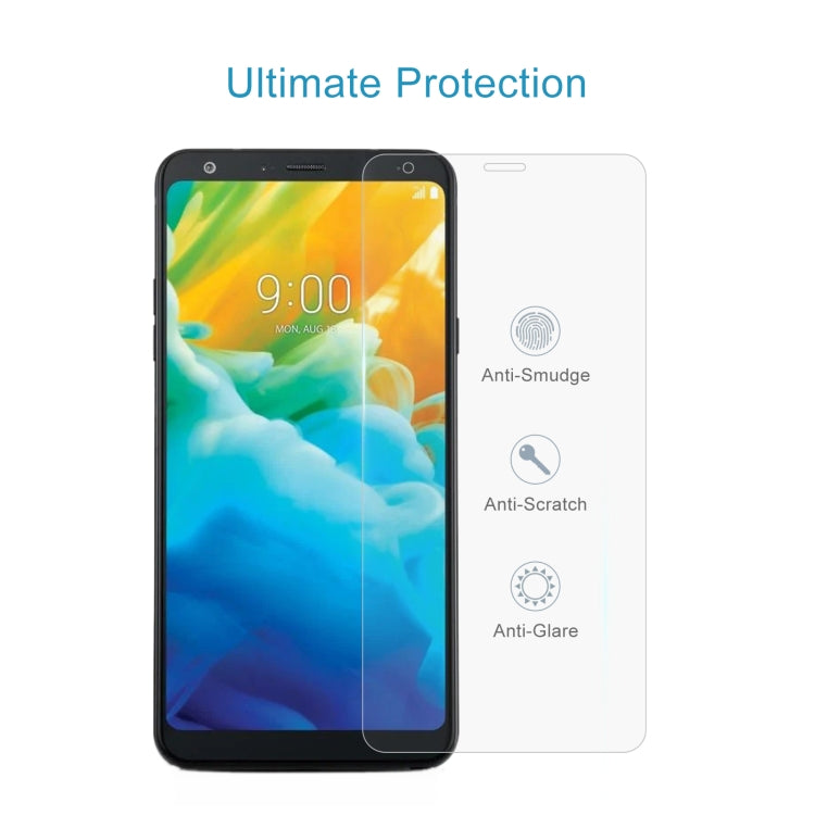 50 PCS 0.26mm 9H 2.5D Tempered Glass Film For LG Stylo 4