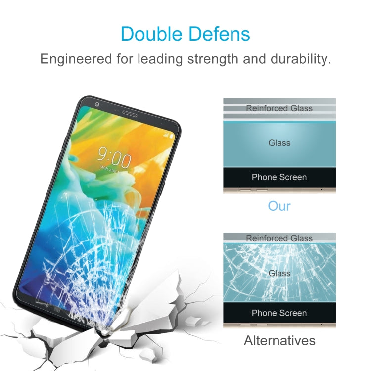 50 PCS 0.26mm 9H 2.5D Tempered Glass Film For LG Stylo 4
