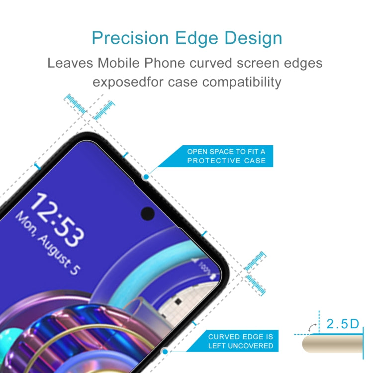 50 PCS 0.26mm 9H 2.5D Tempered Glass Film For LG Velvet 2 Pro