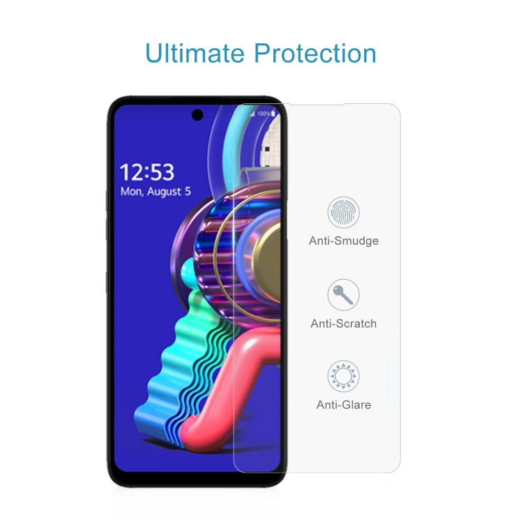 50 PCS 0.26mm 9H 2.5D Tempered Glass Film For LG Velvet 2 Pro