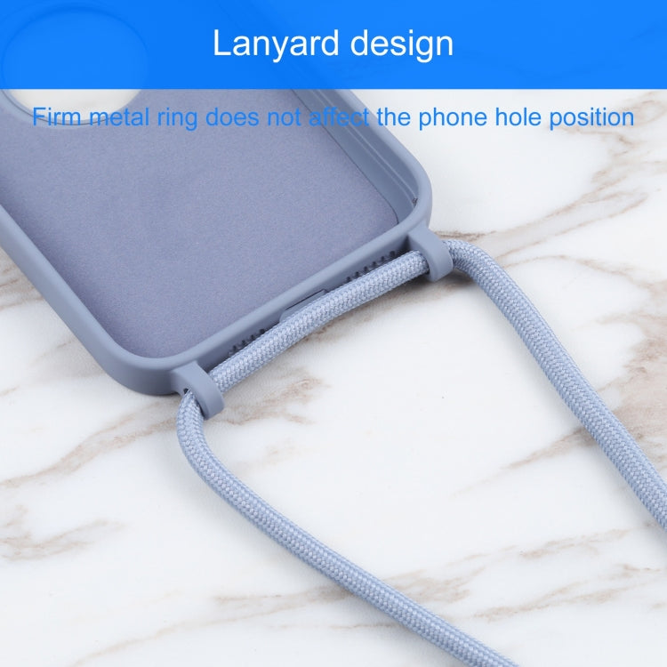 For iPhone 13 Pro Acrylic Hollow Out Phone Case with Lanyard