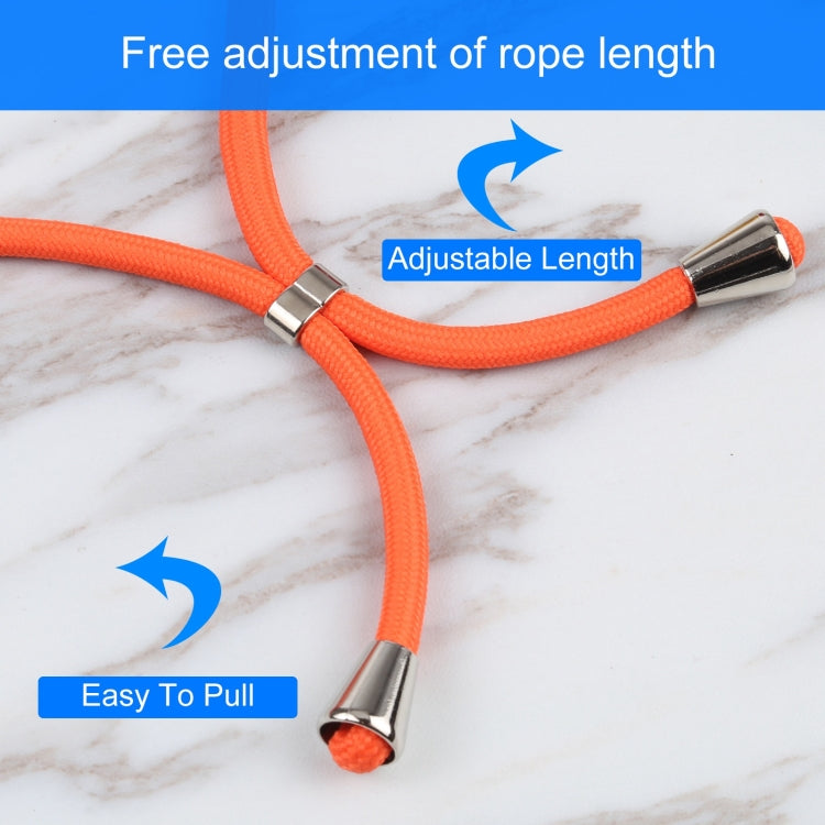 For iPhone 13 Pro Acrylic Hollow Out Phone Case with Lanyard