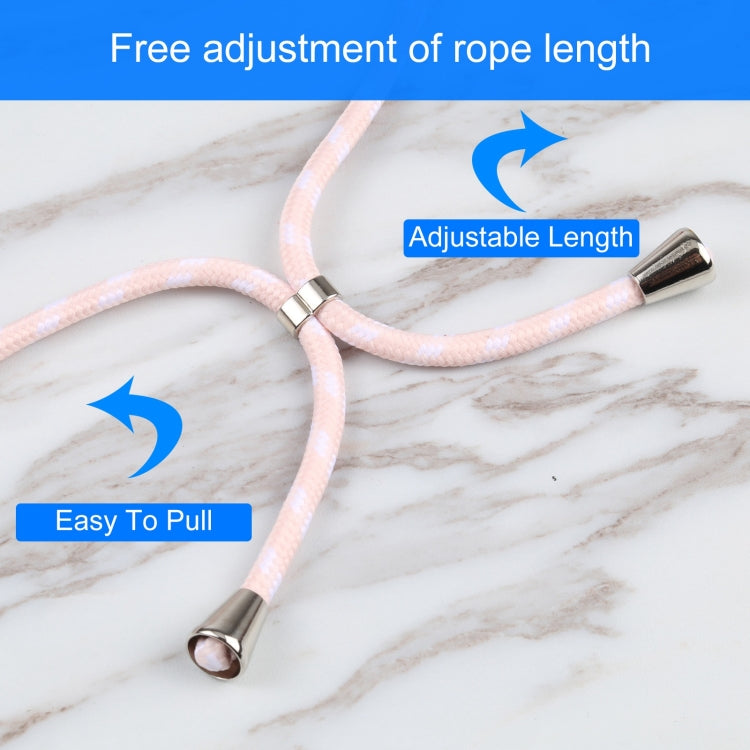 For iPhone 13 Pro Acrylic Hollow Out Phone Case with Lanyard