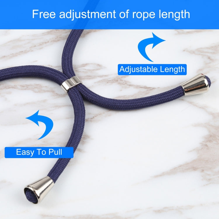For iPhone 13 Pro Acrylic Hollow Out Phone Case with Lanyard