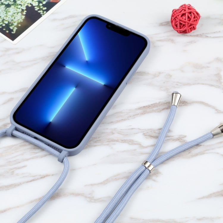 For iPhone 13 Pro Max Acrylic Hollow Out Phone Case with Lanyard