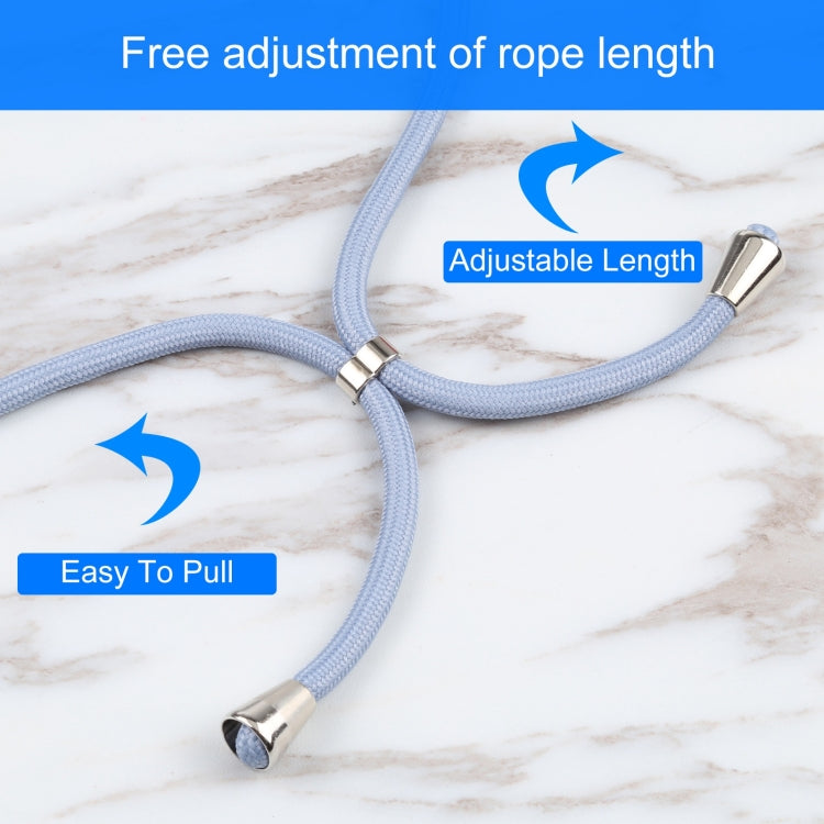 For iPhone 13 Pro Max Acrylic Hollow Out Phone Case with Lanyard
