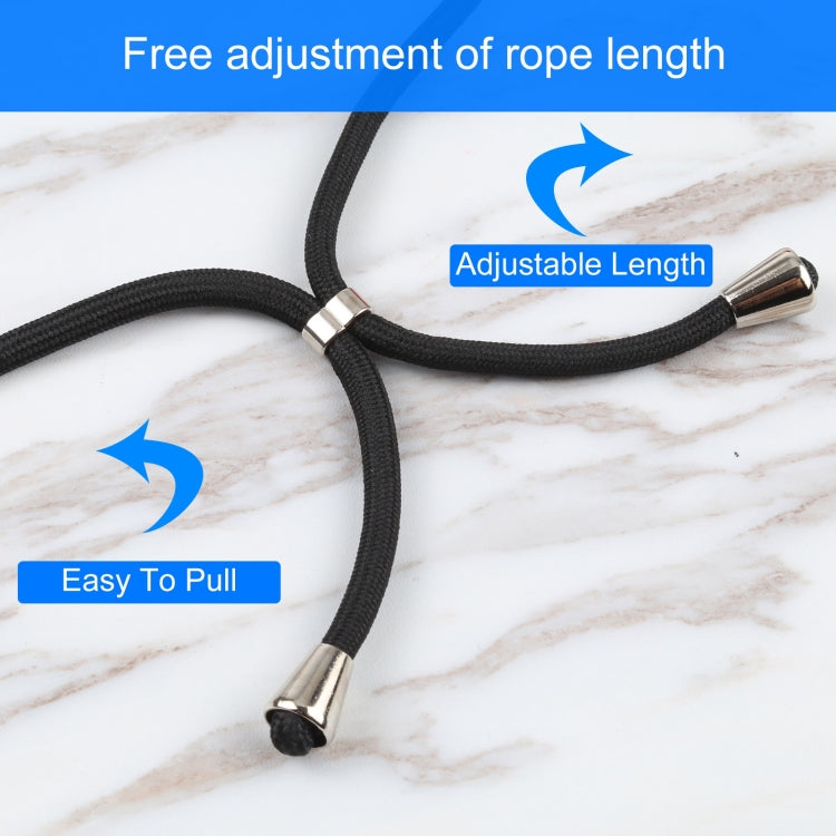 For iPhone 13 Pro Max Acrylic Hollow Out Phone Case with Lanyard