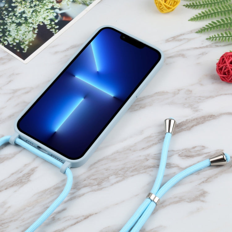 For iPhone 13 Pro Max Acrylic Hollow Out Phone Case with Lanyard