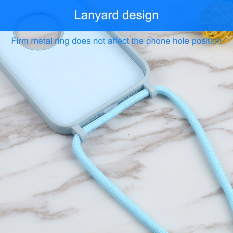 For iPhone 13 Pro Max Acrylic Hollow Out Phone Case with Lanyard
