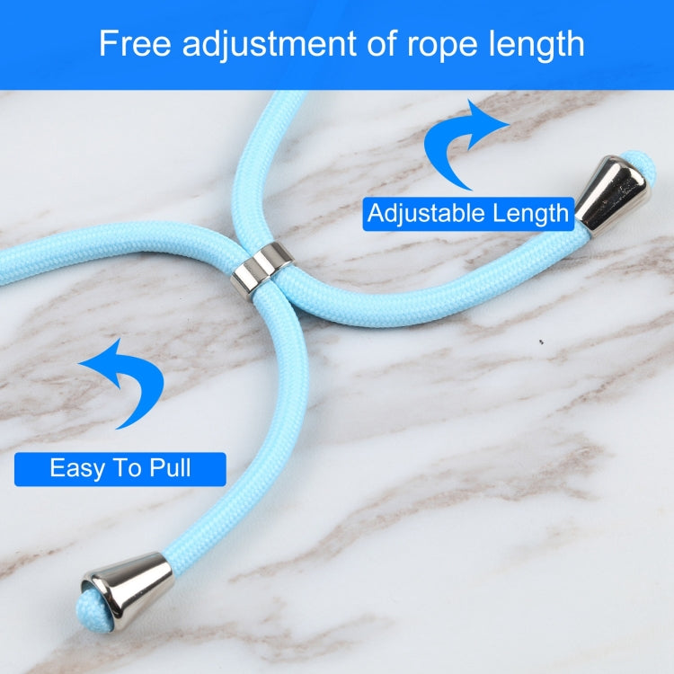 For iPhone 13 Pro Max Acrylic Hollow Out Phone Case with Lanyard
