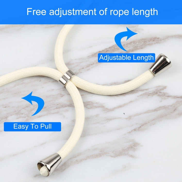 For iPhone 13 Pro Max Acrylic Hollow Out Phone Case with Lanyard